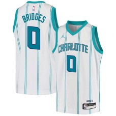 Charlotte Hornets #0 Miles Bridges Jersey -White