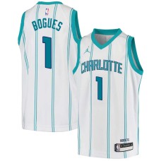 Charlotte Hornets #1 Muggsy Bogues Jersey -White