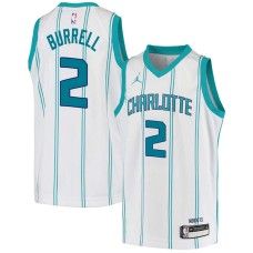 Charlotte Hornets #2 Scott Burrell Jersey -White