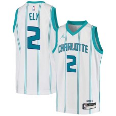 Charlotte Hornets #2 Melvin Ely Jersey -White