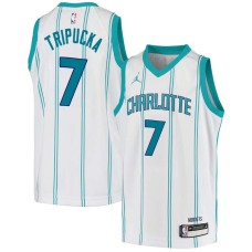 Charlotte Hornets #7 Kelly Tripucka Jersey -White