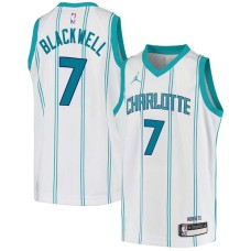 Charlotte Hornets #7 James Blackwell Jersey -White