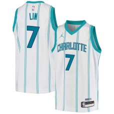 Charlotte Hornets #7 Jeremy Lin Jersey -White