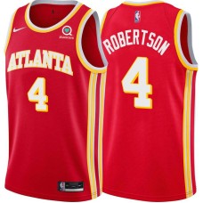 Atlanta Hawks #4 Tony Robertson Jersey -Torch Red