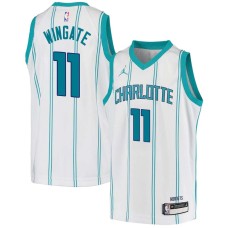 Charlotte Hornets #11 David Wingate Jersey -White