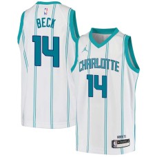 Charlotte Hornets #14 Corey Beck Jersey -White