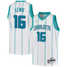 Charlotte Hornets #16 Scottie Lewis Jersey -White