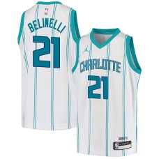 Charlotte Hornets #21 Marco Belinelli Jersey -White